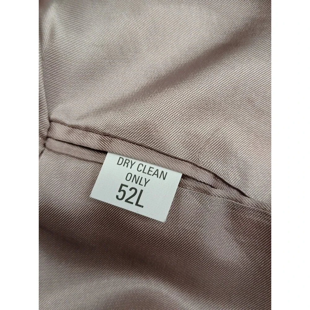Vtg Sutter & Grant Mens Jacket Blazer Sz 52L Sport Coat Gray 2 Button